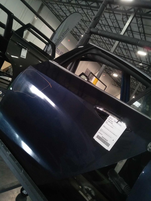 2016 Chevrolet Cruze Left Rear Door Black 376243 91K Miles OEM Used