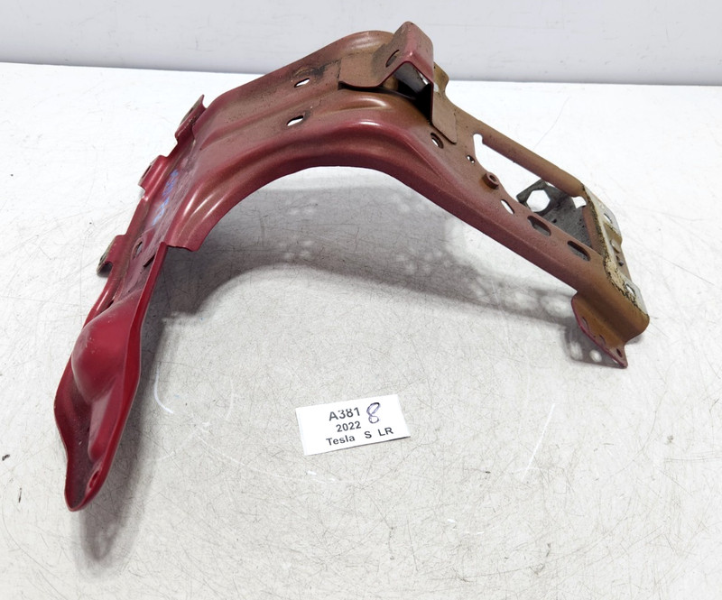 ✅ 21-25 OEM Tesla Model S Front Right Passenger Inner Panel Shotgun Bracket Red