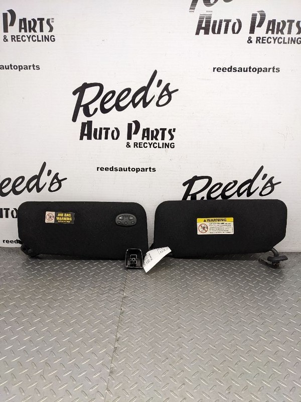 2000-2003 Ford F150 Harley Davidson Right Left Black Sun Visor Pair Mirr 1190600