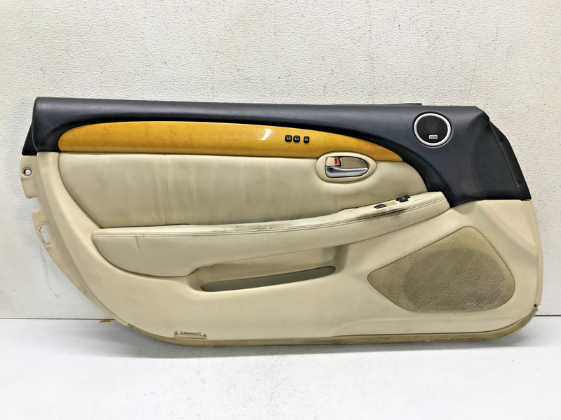 02 - 10 Lexus SC430 Z40 Front Left Driver Side Interior Door Panel Cover OEM Tan
