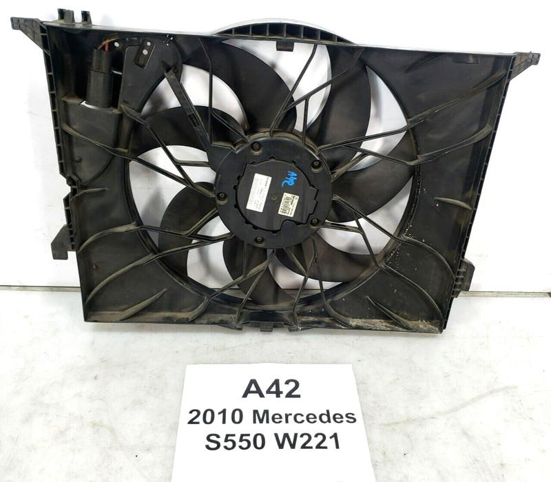 ✅ 2007-2013 OEM Mercedes W221 S550 CL550 Engine Motor Cooling Fan Assembly