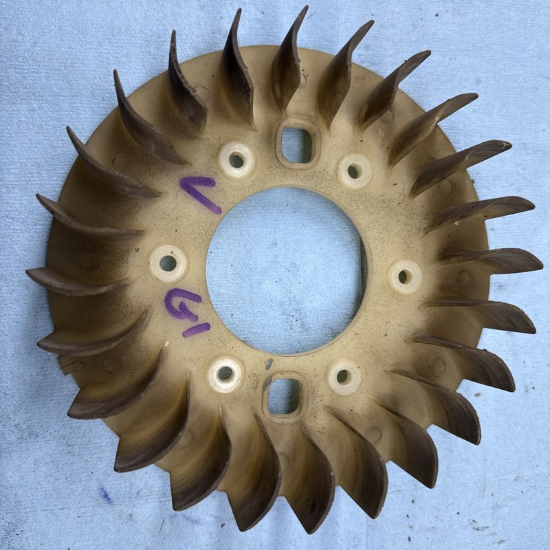 1980’s Vintage Yamaha G1Two Stroke Golf Cart Motor Cooling Fan Good