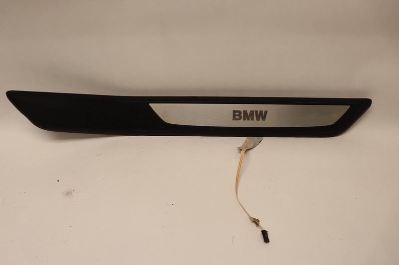 2010-2012 BMW 750LI F01 F02 REAR RIGHT PASSENGER DOOR SILL SCUFF PLATE TRIM OEM