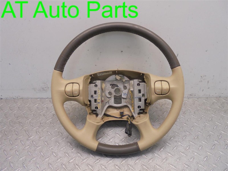 02 03 BUICK RENDEZVOU STEERING WHEEL TAN OEM 10334623