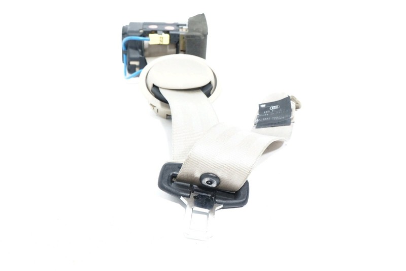 02 03 04 AUDI A6 C5 REAR LEFT DRIVER SIDE SEAT BELT RETRACTOR BEIGE OEM