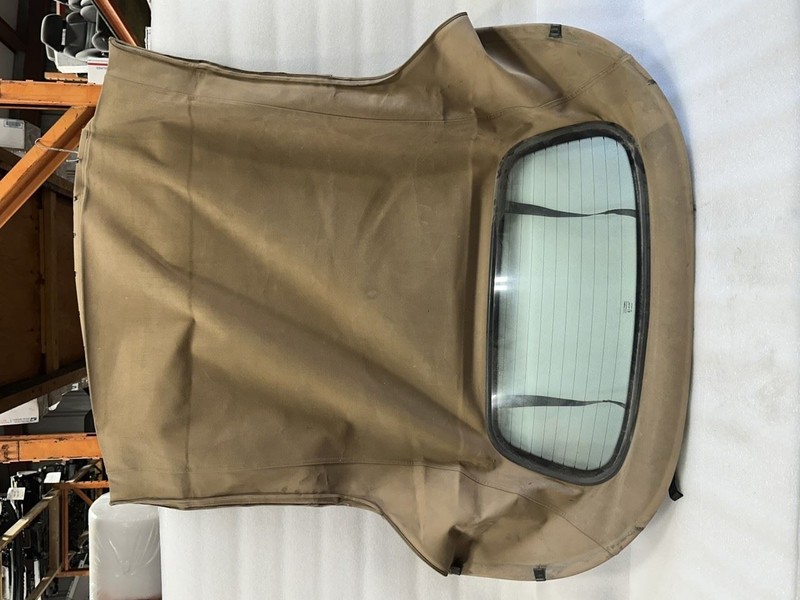 2003 2004 2005 2006 JAGUAR XK8 CONVERTIBLE ROOF SOFT TOP WITH BACK GLASS BEIGE