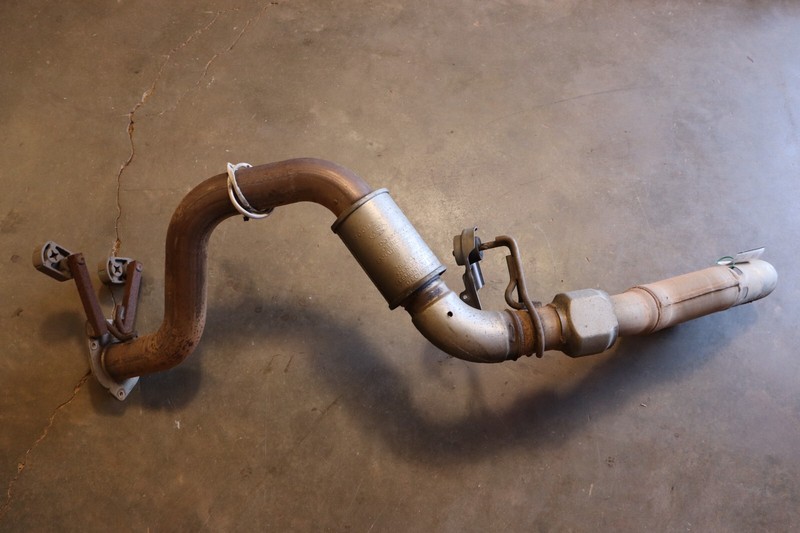 2018-2022 FORD F250 SD 6.7L DIESEL REAR MUFFLER EXHAUST PIPE TAIL TUBE OEM