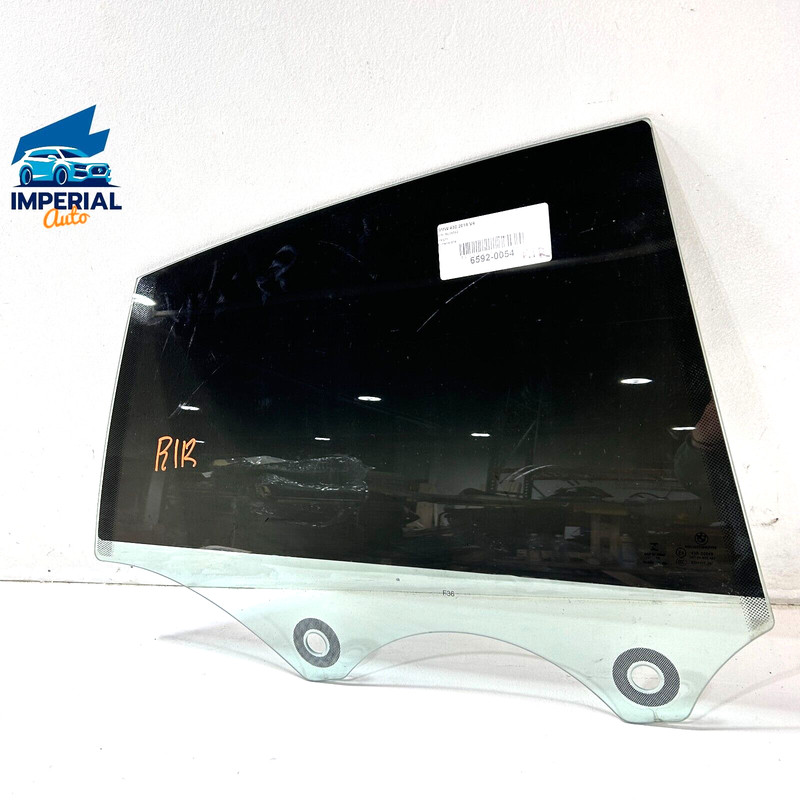 17-20 BMW F36 430iX Gran Coupe Rear Passenger Side Window Glass OEM