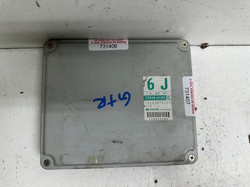 1997 Suzuki Swift A/T Fed Emissions Electronic Control Module Ecm Ecu Pcm Pcu OE