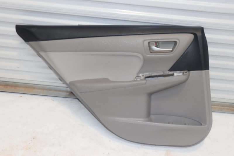 2015 TOYOTA CAMRY REAR LEFT DRIVER SIDE DOOR PANEL TRIM COVER OEM