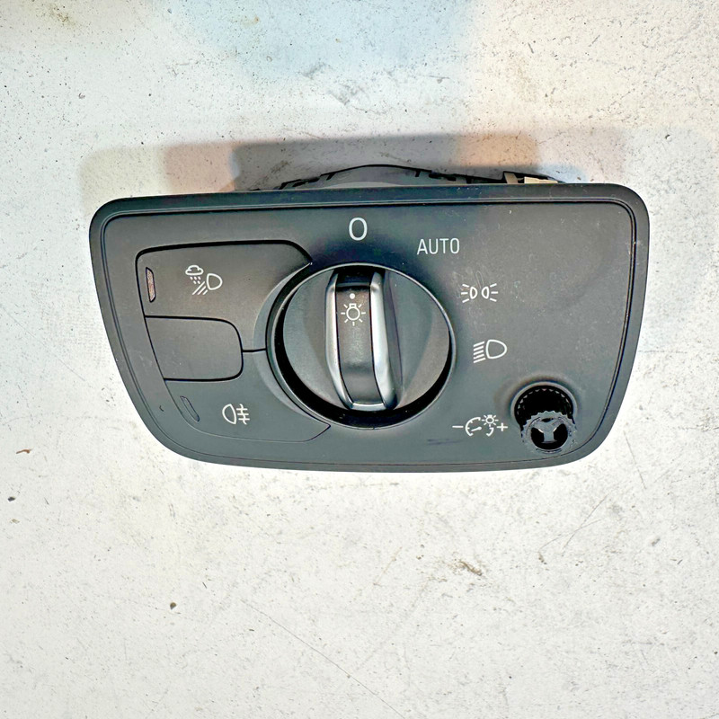 DEFECT 13-2018 AUDI A6 S6 DASHBOARD HEADLIGHT HEAD LIGHT LAMP CONTROL SWITCH OEM