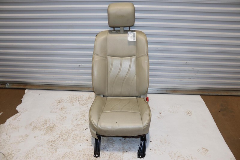 2014-2015 INFINITI QX60 FRONT RIGHT PASSENGER SEAT LEATHER TAN W/ MONITOR OEM