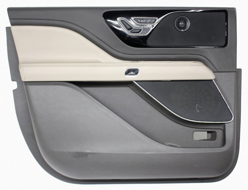 OEM Left Driver Side Front Door Panel For Lincoln Aviator Brown Tan Insert
