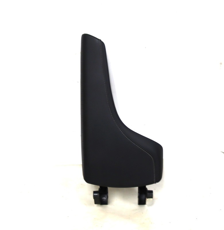 2016-2024 Camaro SS Center Console Lid Black Leather Armrest Gray Stitching USED