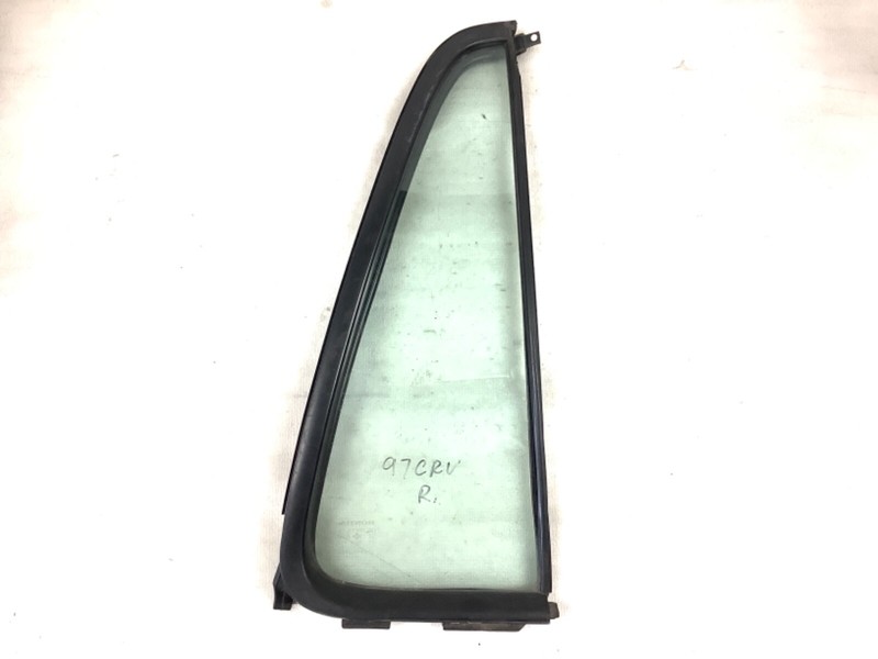 97-01 Honda CR-V Right Rear Door Vent Glass Quarter Triangle Window Used OEM