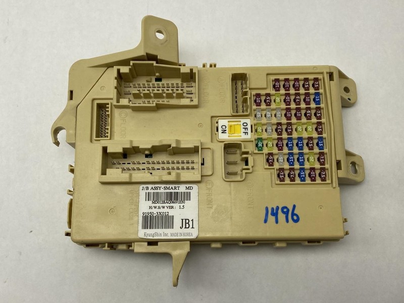 Cabin Fuse Junction Box 91950-3X012 Fits 2012-2013 Hyundai Elantra Sedan 84325