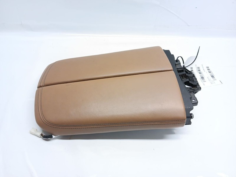 16-22 OEM BMW G11 G12 740 750 M760 Center Console Armrest Cognac Brown Leather