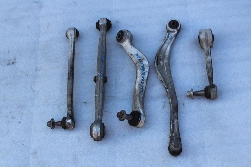 2007 LEXUS LS460 LEFT DRIVER SIDE REAR LOWER CONTROL ARMS 5 PIECES