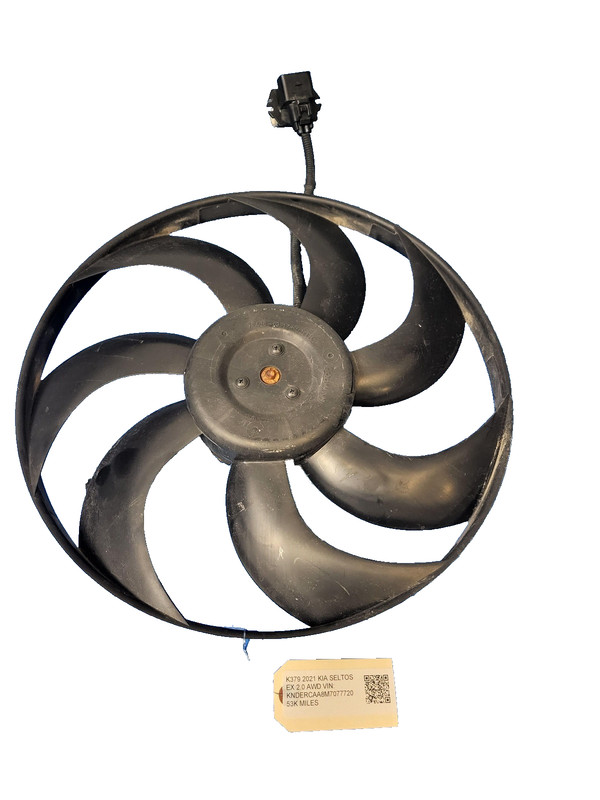 Used Oem Kia Engine Radiator Cooling Fan Blade & Motor 2021-2024 Seltos 2.0L AWD