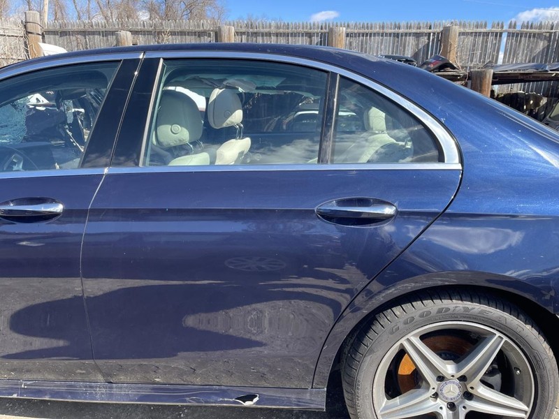 2017-2022 Mercedes E-Class Left Driver Side Rear Door Blue