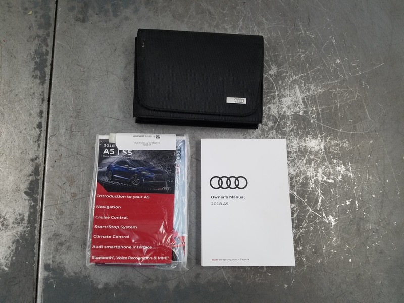 2018 Audi RS5 Quattro F5 Owners Manual #2200 VV3
