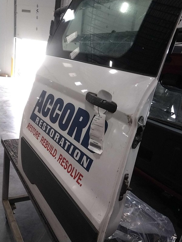 2016 Ford Transit Connect Right Rear Door White OEM Used Dents 177K Miles