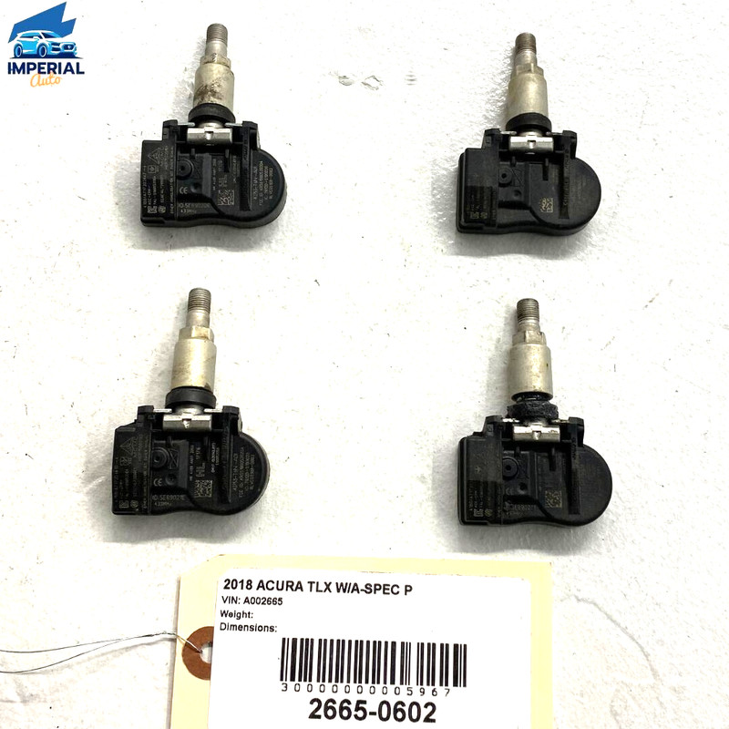 2018 - 2021 Acura TLX A-Spec TPMS Tire Pressure Sensors 433MHz OEM Set of 4