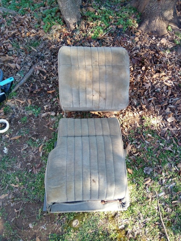 1973-1991 GMC Chevy Suburban OEM 2nd ROW REAR SEATGRAY