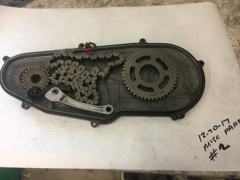 Ski-doo REV 600 800 Chaincase Cover with gears & chain 2008+