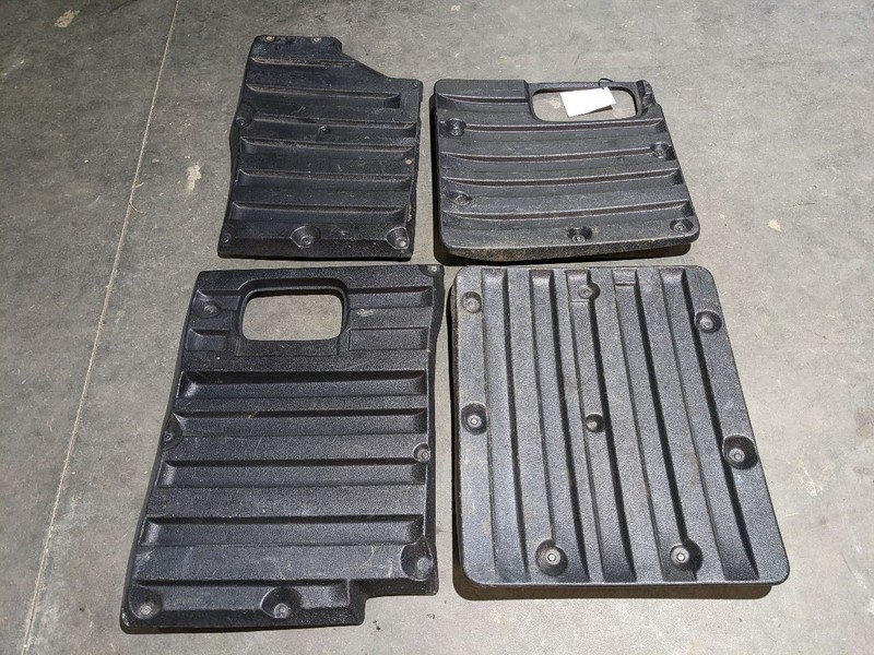 03-24 Express Van Black Rear Trunk Hatch Door Pair Set Door Trim Panels 1185521