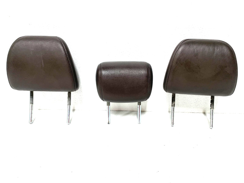 2011-2013 HONDA ODYSSEY HEADRESTS 2ND ROW SET OF 3 LEATHER DARK GRAY OEM #A0.28