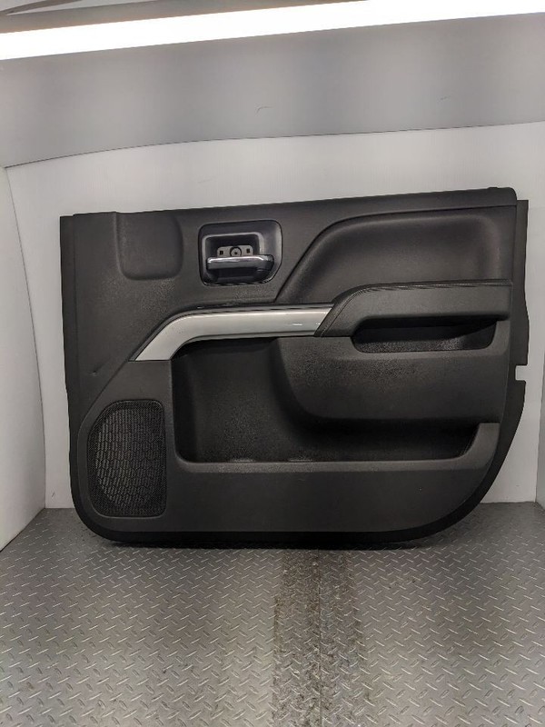14-18 Silverado Black Front Passenger Right RH Interior Door Trim Panell 1192784