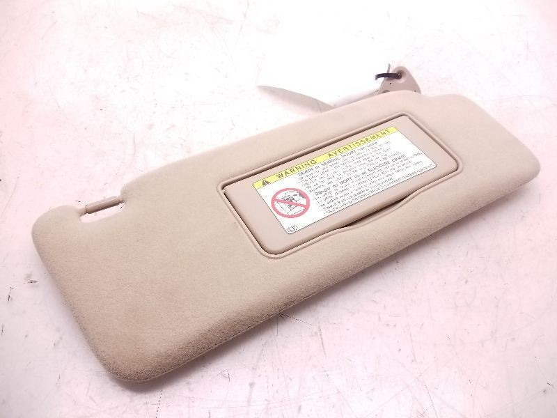 Passenger Right Sun Visor Illuminated Fits 03 LEXUS RX300 Tan LB00