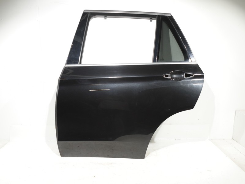 14-18 BMW X5 X5M F15 F85 Rear Left LH Side Door Shell Panel Black Sapphire 475