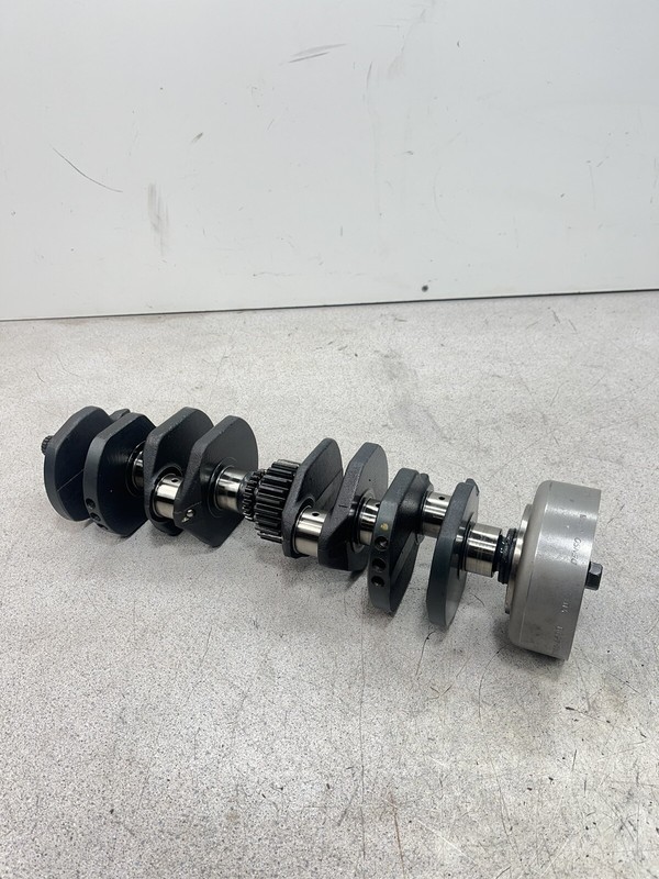 00 Kawasaki ZR7 ZR750F Engine Motor Crank Shaft Crankshaft Magneto Flywheel ZR 7