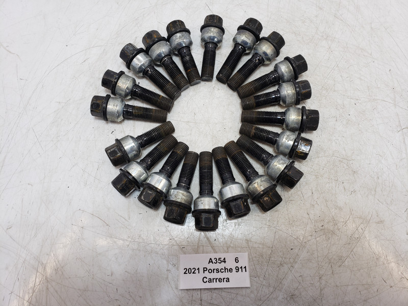 ✅ 20-24 OEM Porsche 911 Carrera 992 Wheel Rim Lug Nut Bolt 14x1.5 SET Of 20