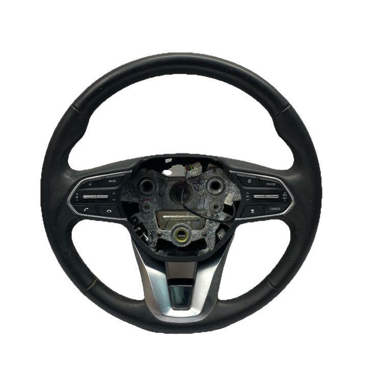 Hyundai Santa Fe steering wheel 17 19 XL OEM 561102WAY0URY leather heated black