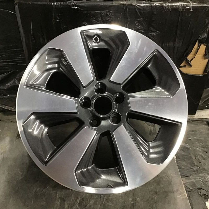 2017-2018 Subaru Forester 68839 B Wheel 17x7 Rim Black Machined 28111SG120