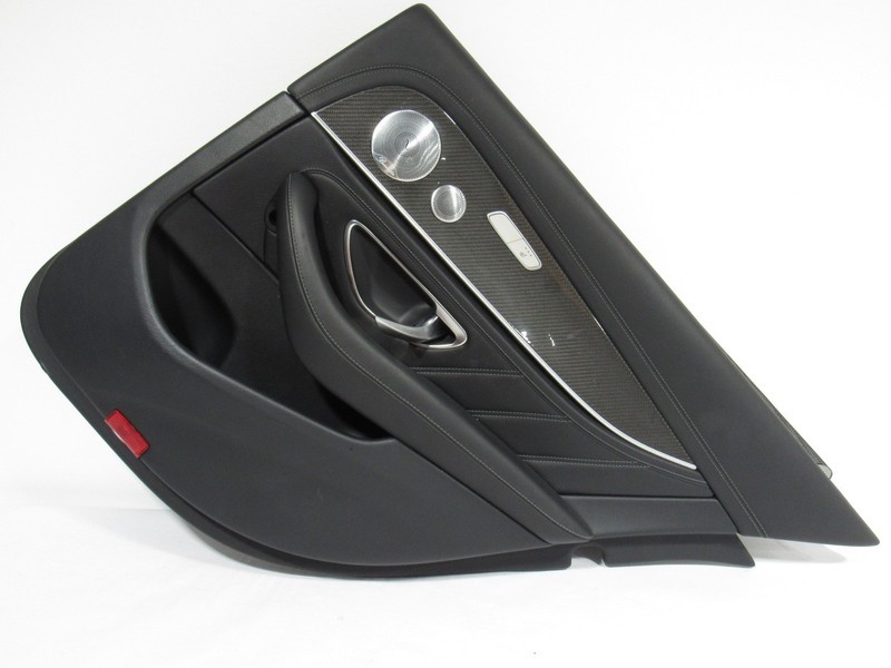 18-20 Mercedes E63 S W213 2018 Rear Right Door Panel Trim Sunshade Carbon :O