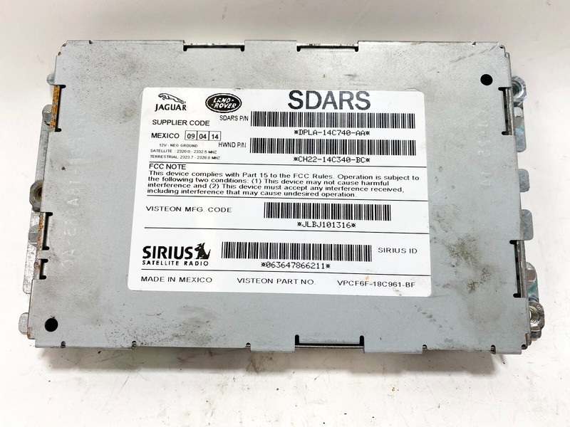 14-17 RANGE ROVER SPORT AUDIO SIRIUS SATELLITE RECEIVER RADIO CONTROL MODULE OEM