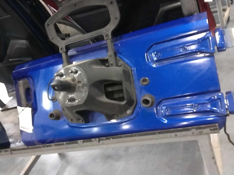 2019 Jeep Wrangler Right Rear Door Blue OEM 68281561AJ 79K Miles