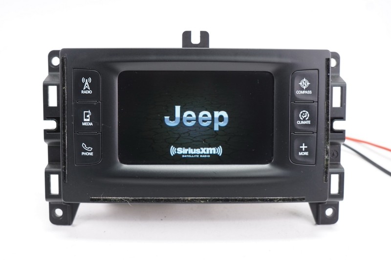 JEEP CHEROKEE Radio Receiver Screen Display w/ Code ✅TESTED✅ OEM 2015 - 2017