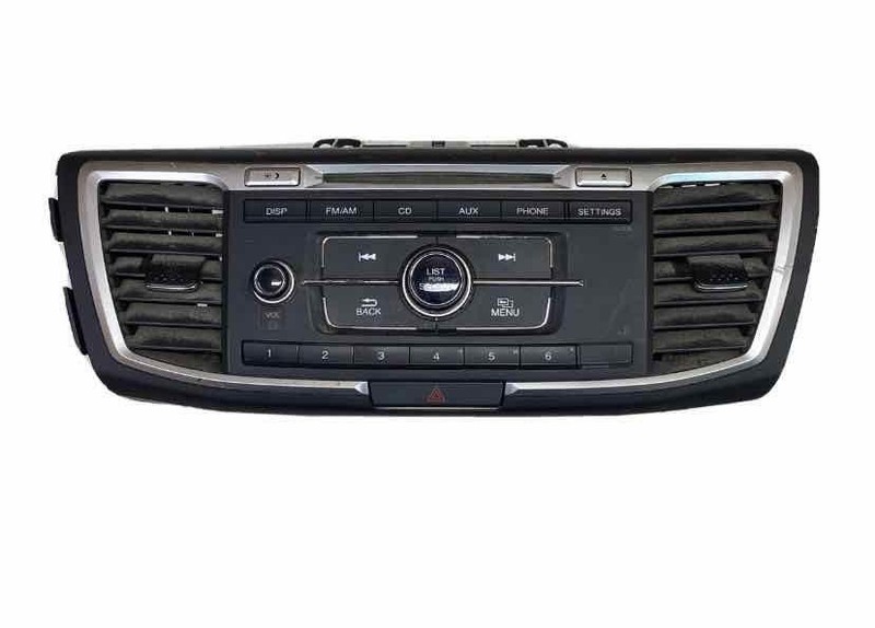 Honda Accord radio am fm 13 15 radio receiver & face panel assy OEM 39100T2AA32