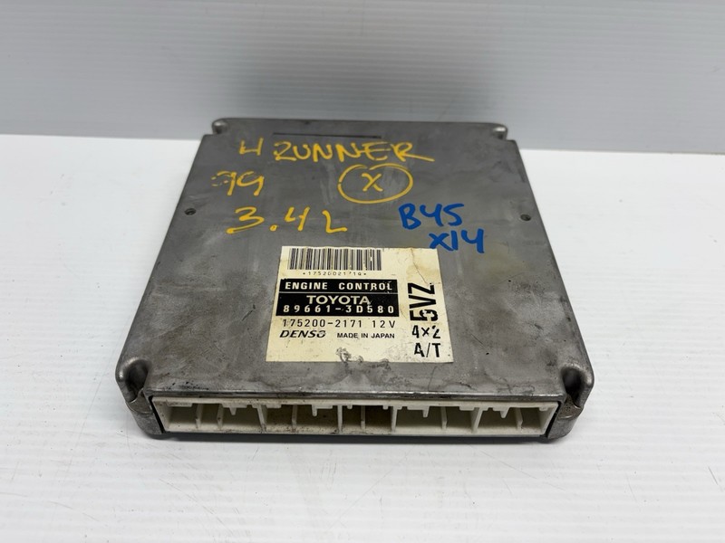 1999 TOYOTA 4RUNNER ENGINE BRAIN ECU ECM COMPUTER CONTROL MODULE UNIT 3.4L OEM