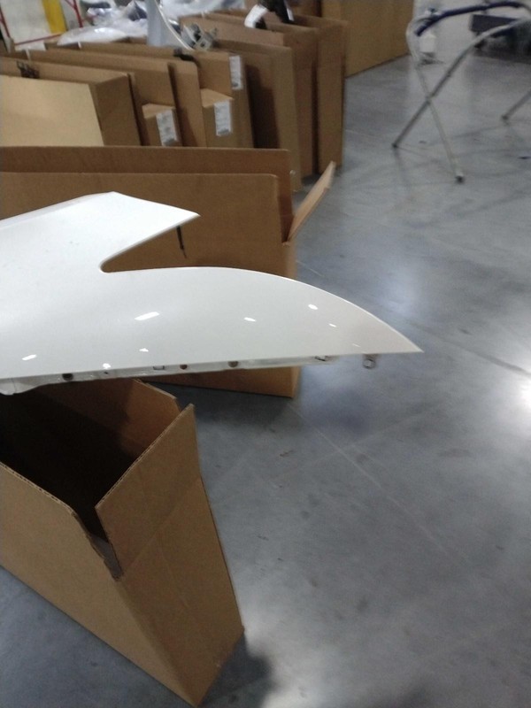 2022 Hyundai Sonata Left Fender White 696611 Used 16K Miles OEM Replacement