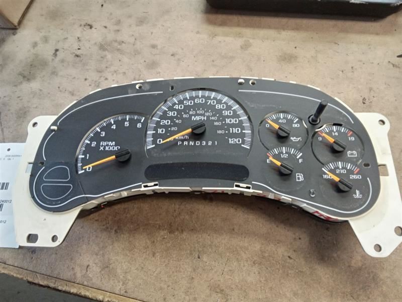 Speedometer Classic Style Cluster MPH Fits 06-07 SIERRA 1500 PICKUP 324777