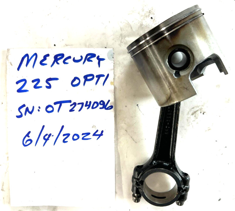 MERCURY MARINE OUTBOARD 200 225 DFI OPTIMAX PORT PISTON 2720-859297T FRESHWATER!