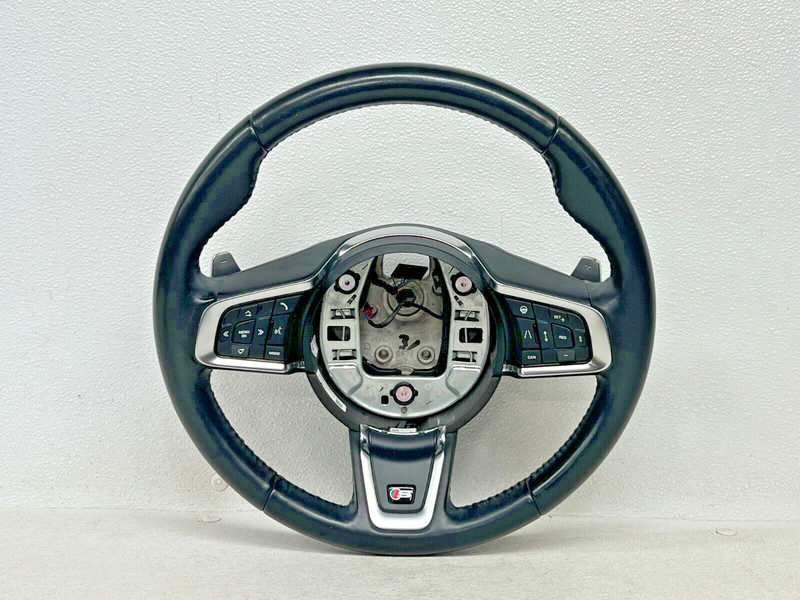 ⭐2017-2018 JAGUAR F-PACE S HEATED STEERING WHEEL W/ PADDLE SHIFTERS OEM LOT2566