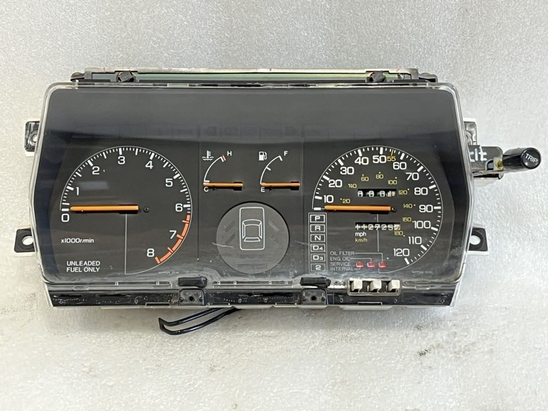 1984 1985 HONDA ACCORD SEDAN SPEEDOMETER CLUSTER 112K MILES AUTOMATIC CARBURETED