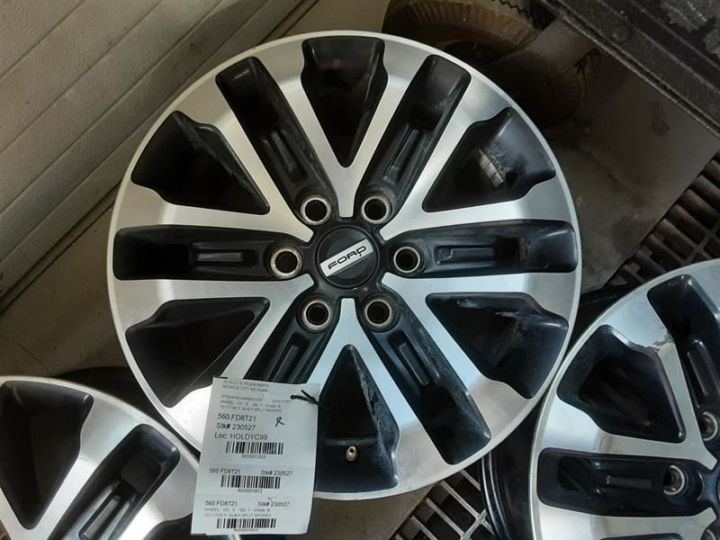 2021-2023 Ford F150 Raptor Wheel Rim 17x8-1/2 Aluminum 6 V Spokes Black